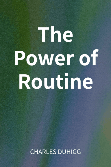 The Power of Routine cover