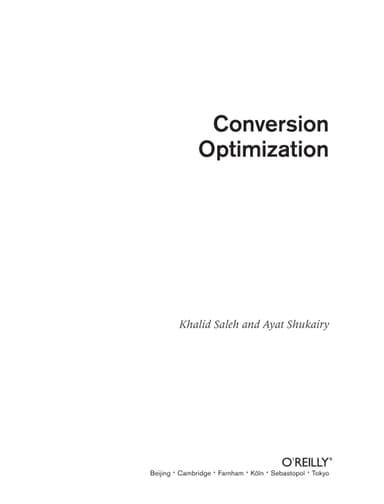 Conversion optimization cover
