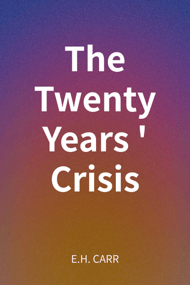 The Twenty Years' Crisis cover