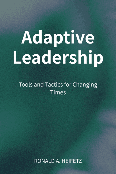 Adaptive Leadership cover