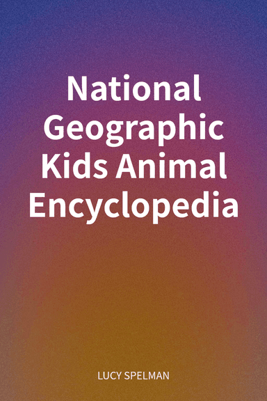 National Geographic Kids Animal Encyclopedia cover