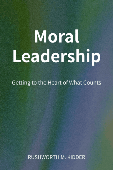 Moral Leadership cover