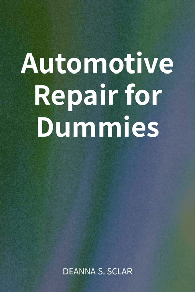 Automotive Repair for Dummies cover