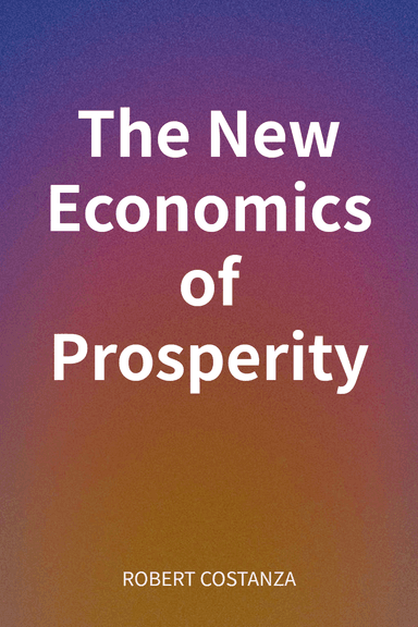 The New Economics of Prosperity cover