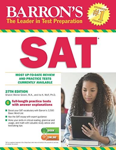 Barron's SAT (Barron's Sat (Book Only)) cover