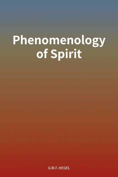Phenomenology of Spirit cover