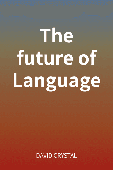 The future of Language cover