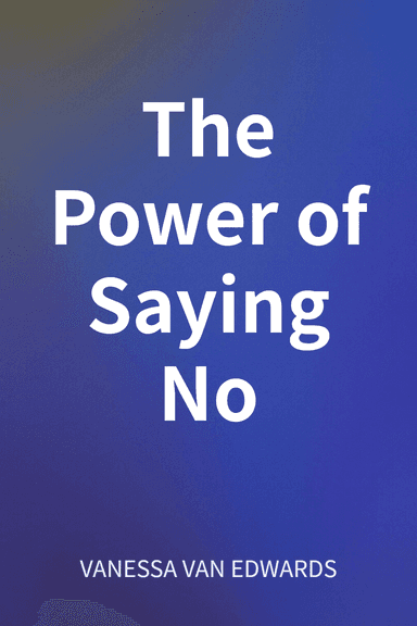 The Power of Saying No cover