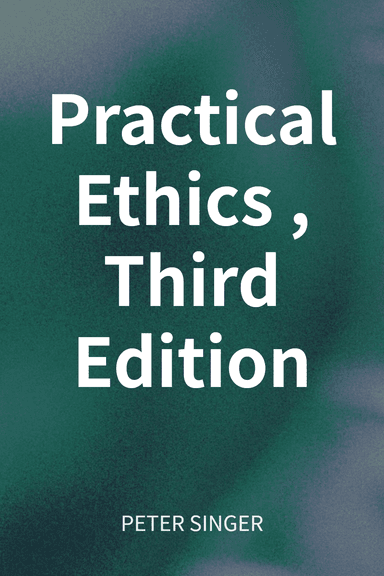 Practical Ethics, Third Edition cover