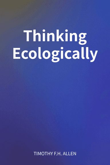 Thinking Ecologically cover