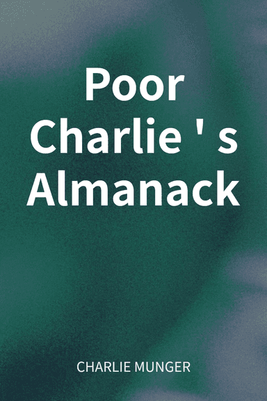 Poor Charlie's Almanack cover