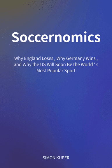 Soccernomics cover