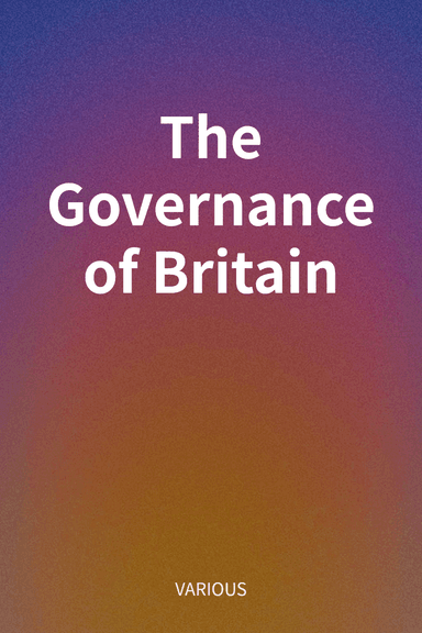 The Governance of Britain cover