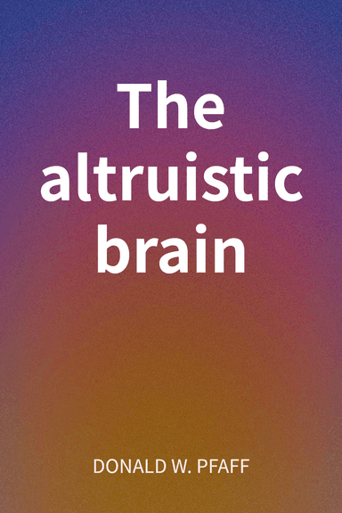 The altruistic brain cover