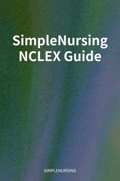 SimpleNursing NCLEX Guide cover