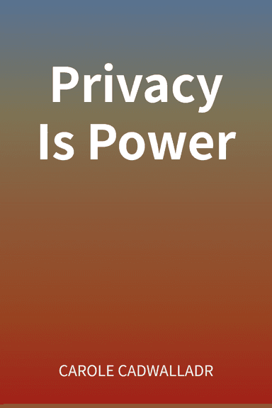 Privacy Is Power cover
