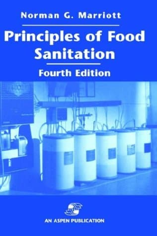 Principles of food sanitation cover