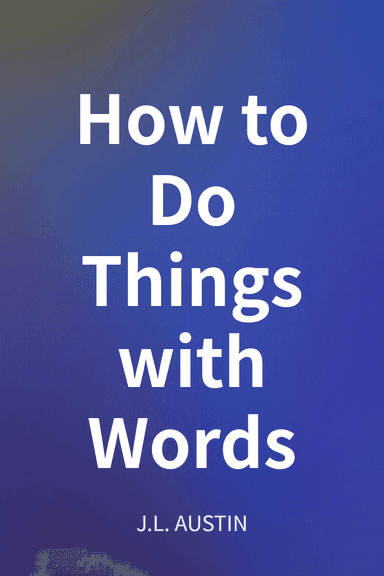 How to Do Things with Words cover