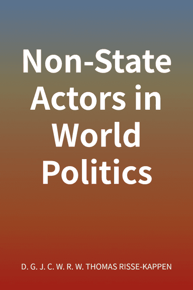 Non-State Actors in World Politics cover