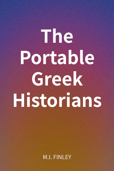 The Portable Greek Historians cover