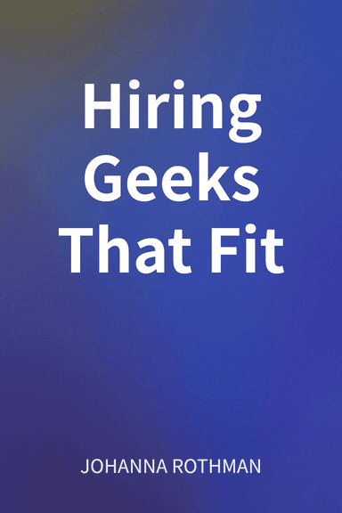 Hiring Geeks That Fit cover