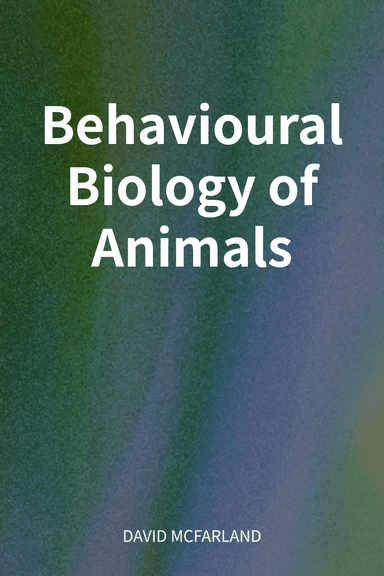 Behavioural Biology of Animals cover