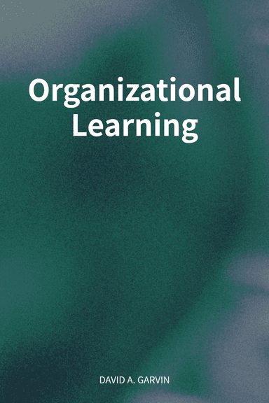 Organizational Learning cover