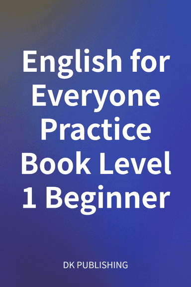 English for Everyone Practice Book Level 1 Beginner cover
