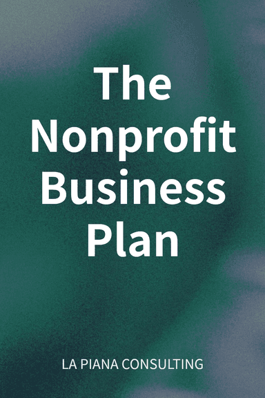 The Nonprofit Business Plan cover