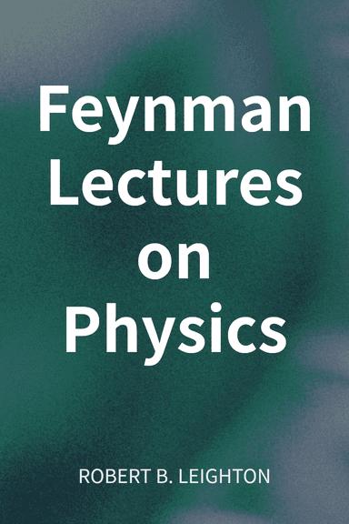Feynman Lectures on Physics cover