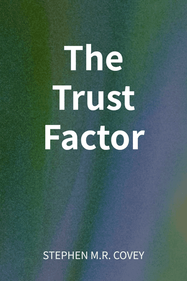 The Trust Factor cover
