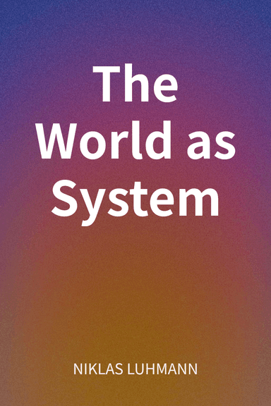 The World as System cover