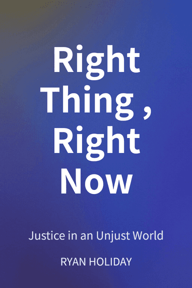 Right Thing, Right Now cover