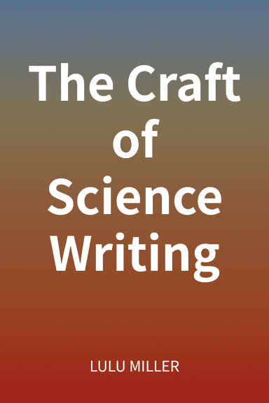 The Craft of Science Writing cover