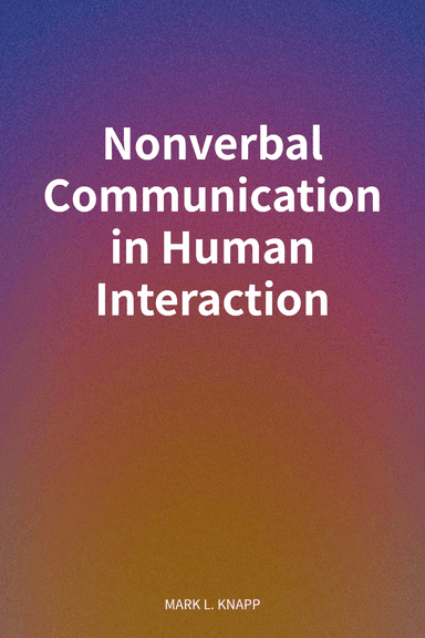 Nonverbal Communication in Human Interaction cover