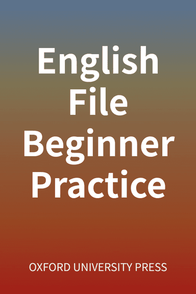 English File Beginner Practice cover