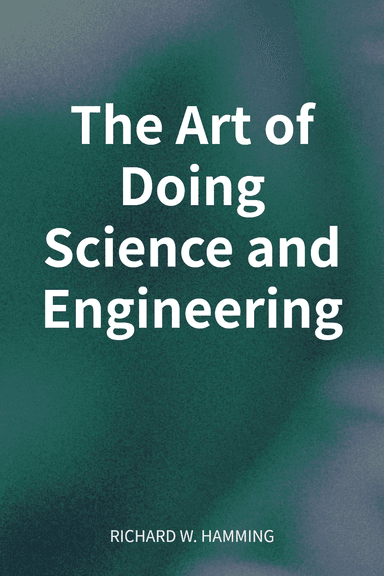 The Art of Doing Science and Engineering cover