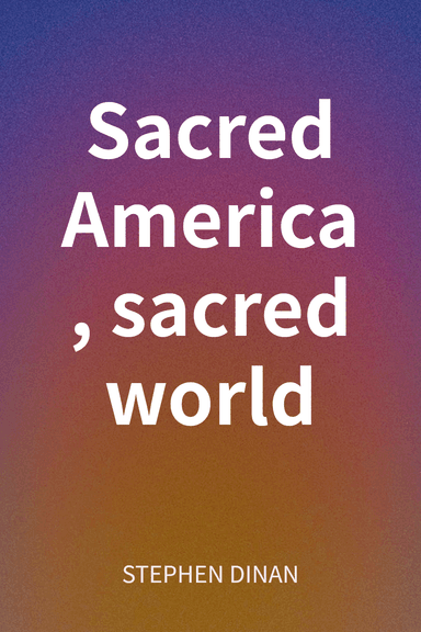Sacred America, sacred world cover