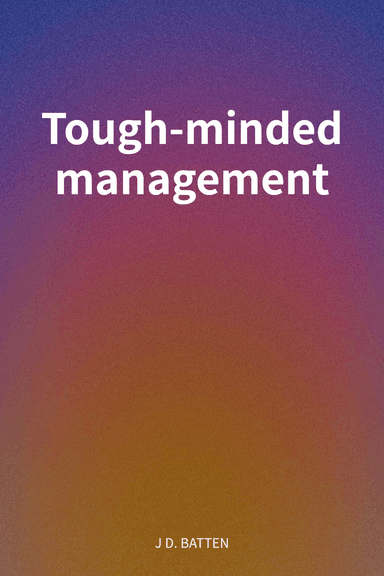 Tough-minded management cover
