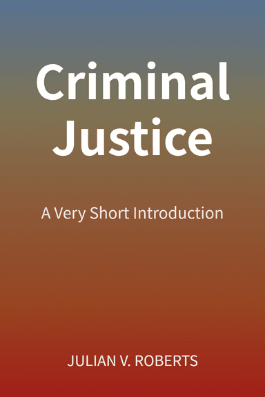 Criminal Justice cover
