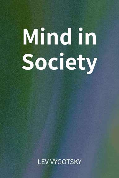 Mind in Society cover