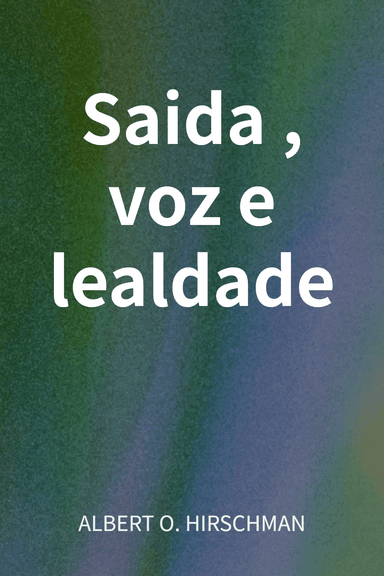 Saida, voz e lealdade cover