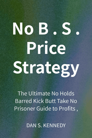 No B.S. Price Strategy cover