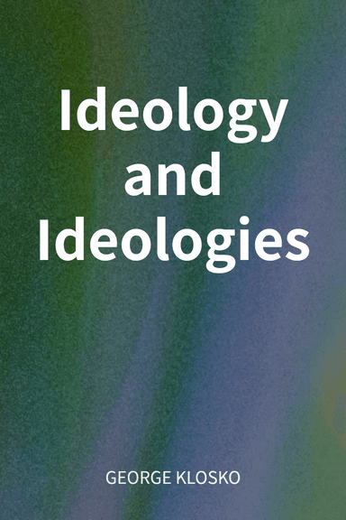 Ideology and Ideologies cover