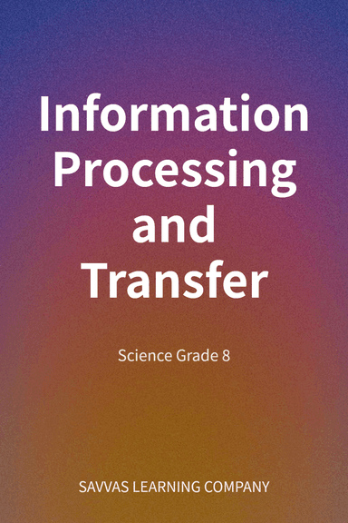 Information Processing and Transfer cover
