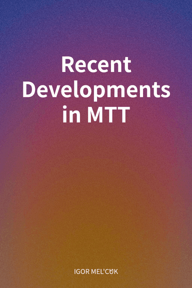 Recent Developments in MTT cover