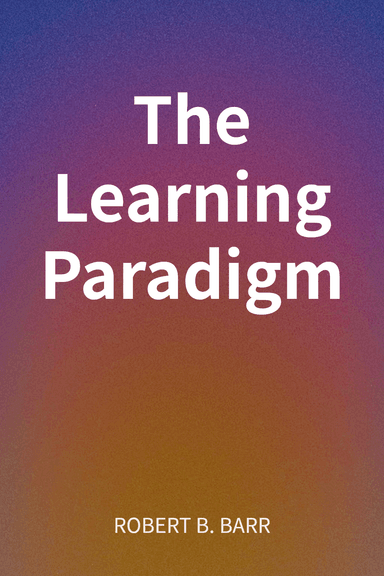 The Learning Paradigm cover