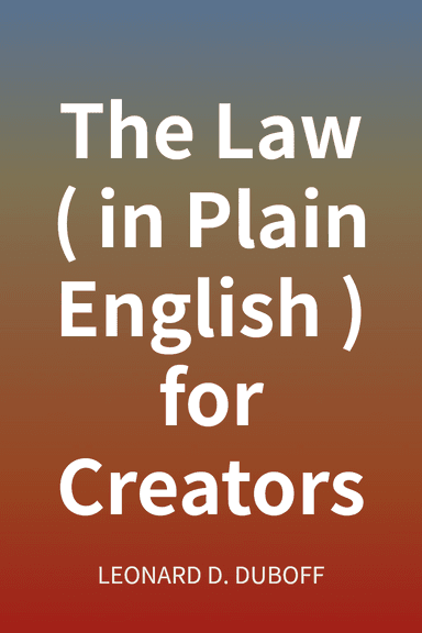 The Law (in Plain English) for Creators cover
