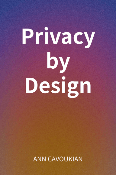 Privacy by Design cover