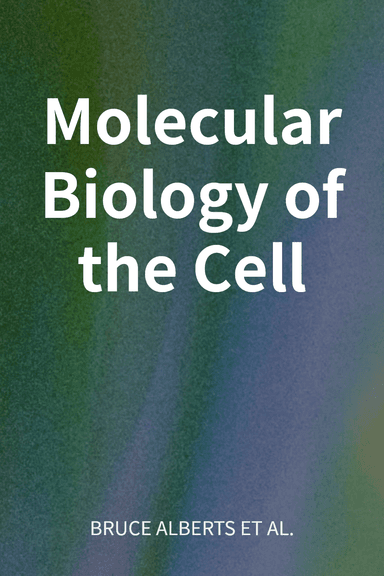 Molecular Biology of the Cell cover